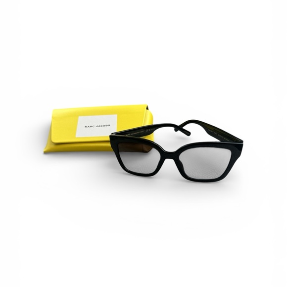 Marc Jacobs Accessories - Marc Jacobs Black Glasses with Yellow Case